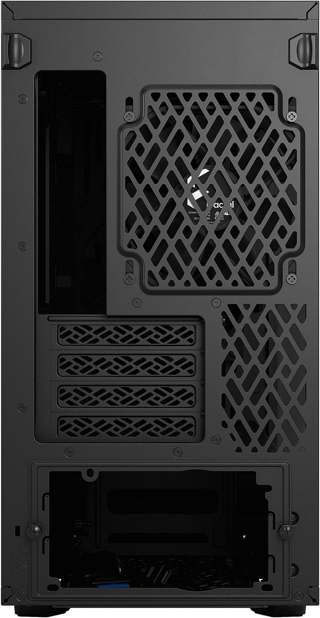 Alt view image 9 of 20 - Fractal Design Define 7 Mini Black Brushed Aluminum/Steel Silent mATX Light Tinted Tempered Glass Window Computer Case