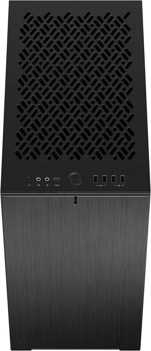 Alt view image 16 of 20 - Fractal Design Define 7 Mini Black Brushed Aluminum/Steel Silent mATX Light Tinted Tempered Glass Window Computer Case