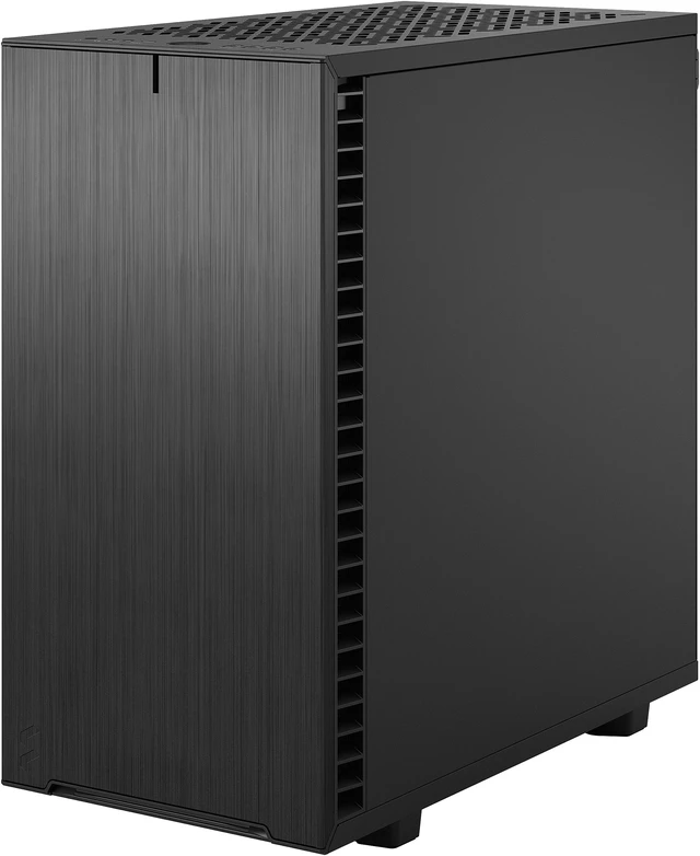 Alt view image 20 of 20 - Fractal Design Define 7 Mini Black Brushed Aluminum/Steel Silent mATX Light Tinted Tempered Glass Window Computer Case