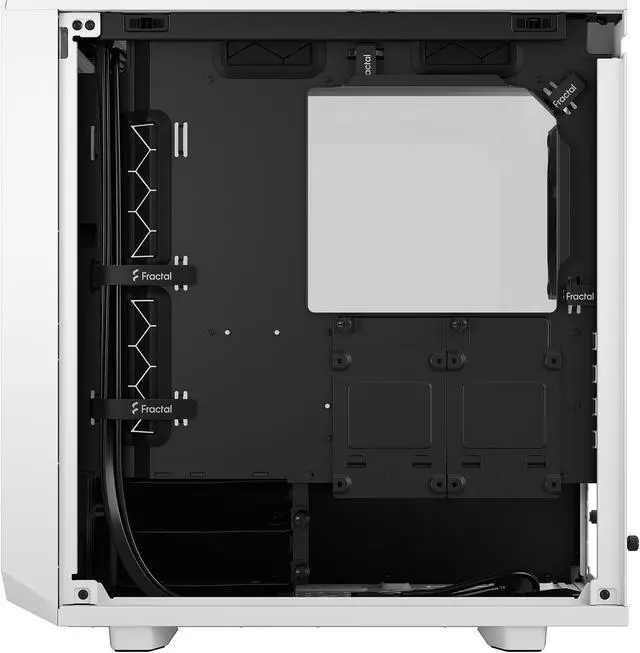 Alt view image 5 of 20 - Fractal Design Meshify 2 Mini White TG mATX High-Airflow Clear Tempered Glass Window Computer Case