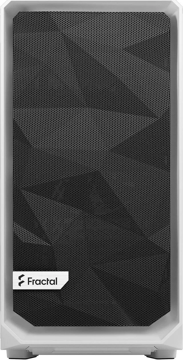 Alt view image 6 of 20 - Fractal Design Meshify 2 Mini White TG mATX High-Airflow Clear Tempered Glass Window Computer Case