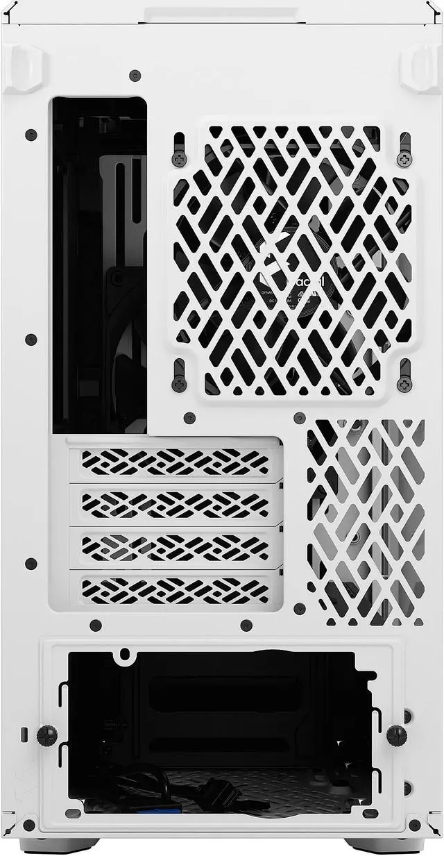 Alt view image 7 of 20 - Fractal Design Meshify 2 Mini White TG mATX High-Airflow Clear Tempered Glass Window Computer Case