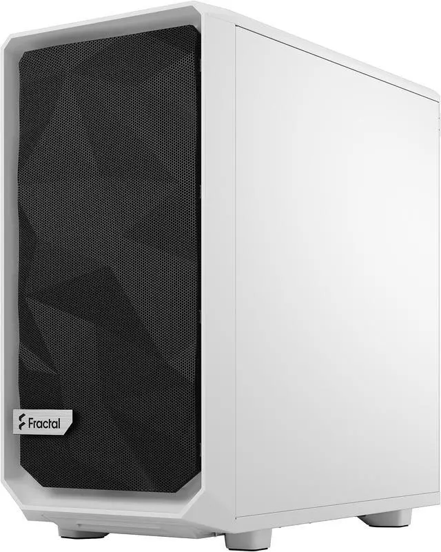 Alt view image 13 of 20 - Fractal Design Meshify 2 Mini White TG mATX High-Airflow Clear Tempered Glass Window Computer Case