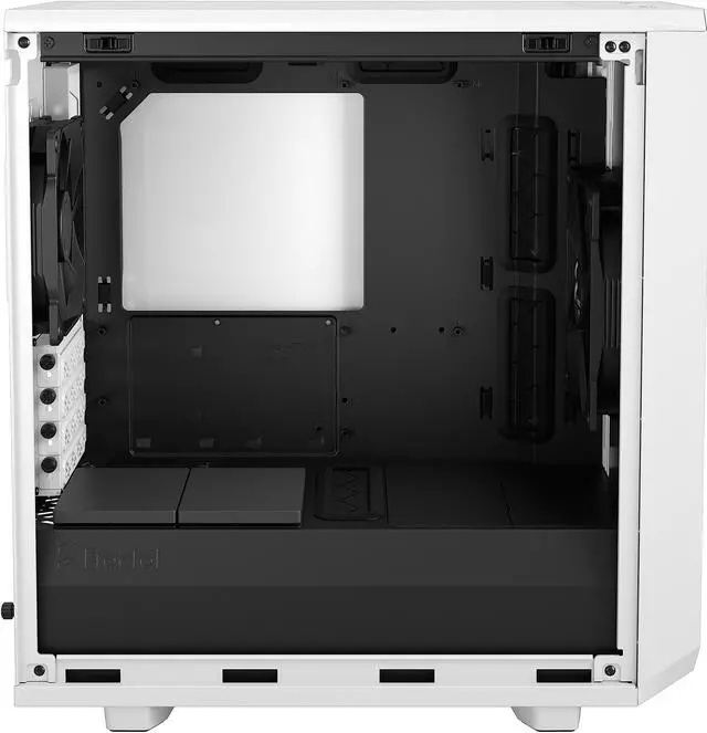 Alt view image 19 of 20 - Fractal Design Meshify 2 Mini White TG mATX High-Airflow Clear Tempered Glass Window Computer Case