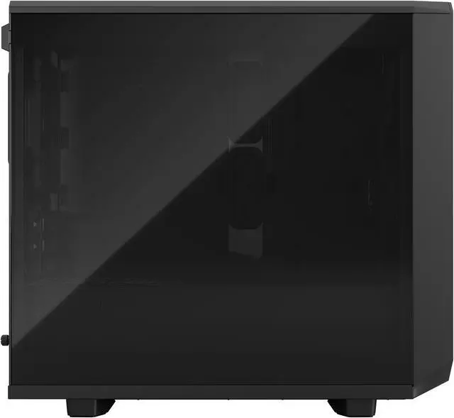 Alt view image 7 of 20 - Fractal Design Meshify 2 Nano Black TG Mini ITX High-Airflow Dark Tinted Tempered Glass Window Computer Case