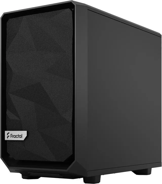 Alt view image 11 of 20 - Fractal Design Meshify 2 Nano Black TG Mini ITX High-Airflow Dark Tinted Tempered Glass Window Computer Case