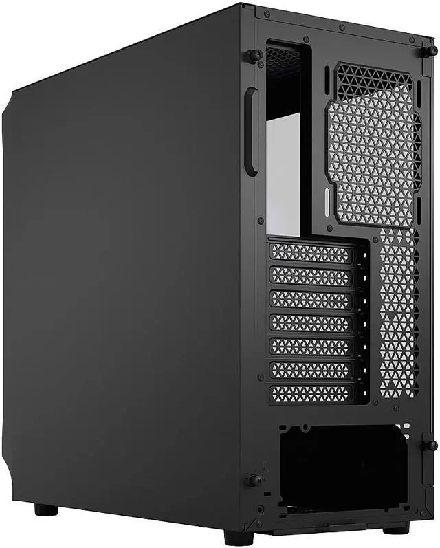 Alt view image 12 of 12 - Fractal Design Focus 2 RGB Black ATX mATX Mini ITX Clear Tinted Tempered Glass Mid Tower Computer Case
