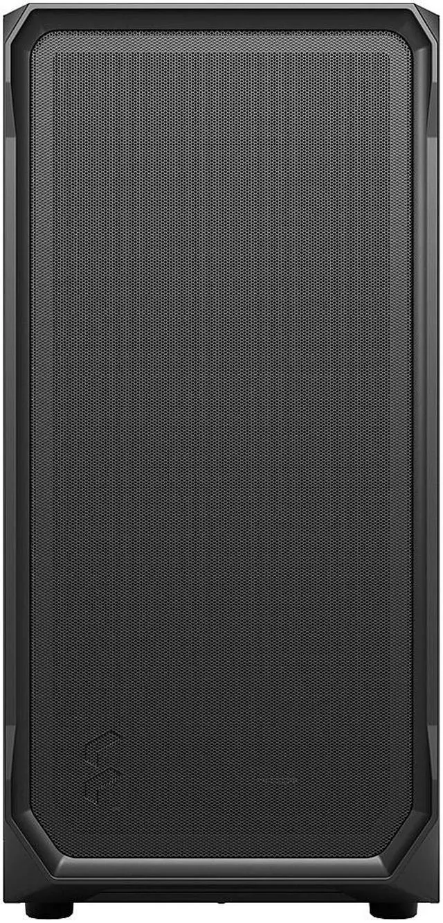 Alt view image 2 of 12 - Fractal Design Focus 2 Black ATX mATX Mini ITX Solid Mid Tower Computer Case