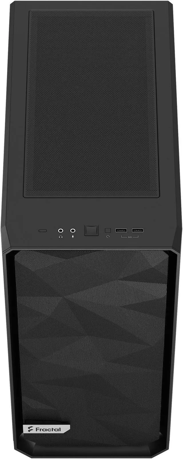 Alt view image 9 of 17 - Fractal Design Meshify 2 Compact Lite Black TG High-Airflow Light Tinted Tempered Glass Window PC ATX Mid Tower Computer Case