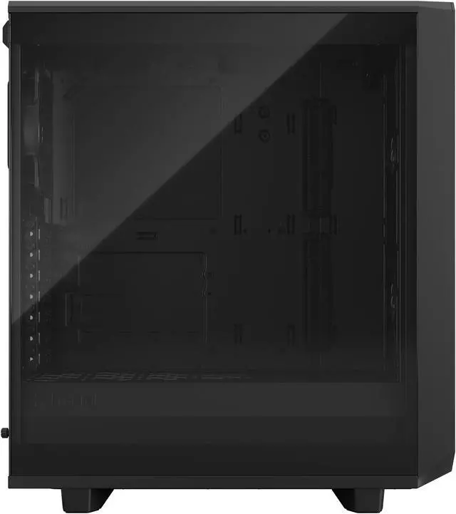 Alt view image 10 of 17 - Fractal Design Meshify 2 Compact Lite Black TG High-Airflow Light Tinted Tempered Glass Window PC ATX Mid Tower Computer Case