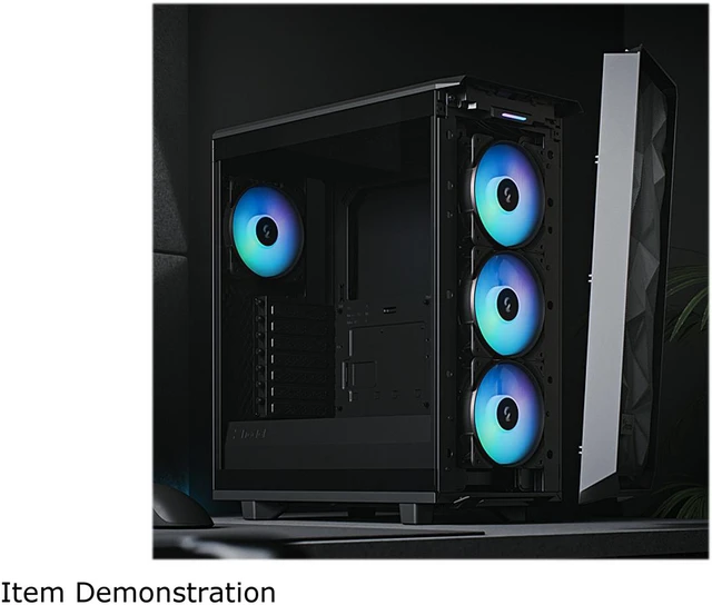 Open Box: Fractal Design Meshify 2 Compact RGB Black TG High-Airflow ...