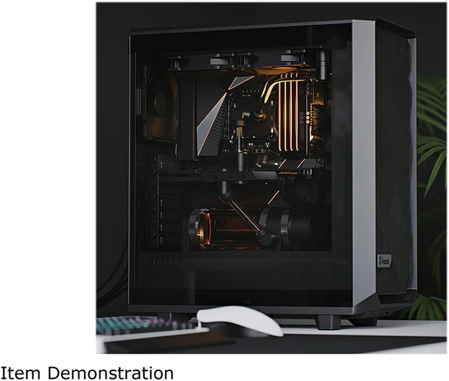 Open Box: Fractal Design Meshify 2 Compact RGB Black TG High-Airflow ...