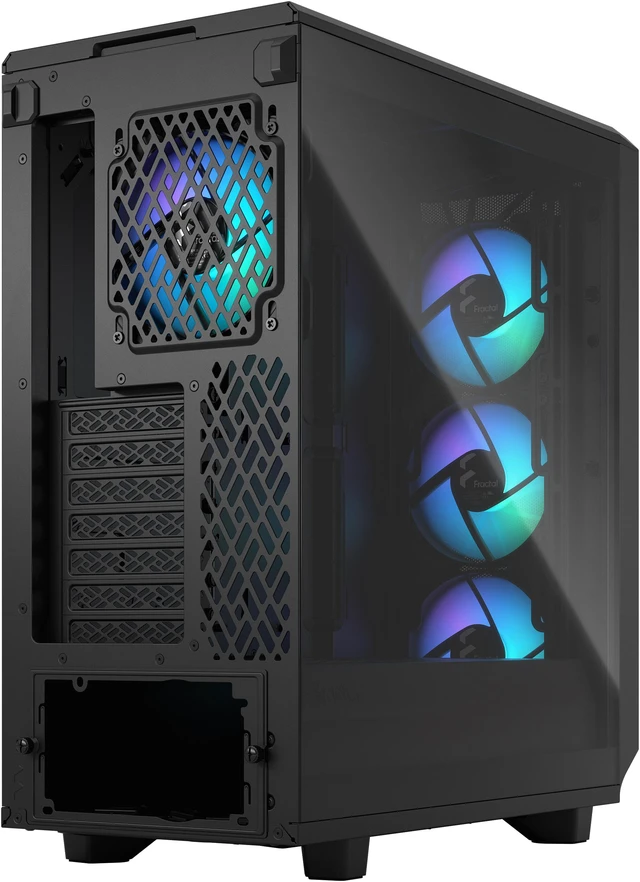 Open Box: Fractal Design Meshify 2 Compact RGB Black TG High-Airflow ...