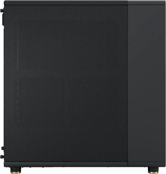 Alt view image 3 of 20 - Fractal Design North ATX mATX Mid Tower PC Case - Charcoal Black Chassis with Walnut Front and Mesh Side Panel