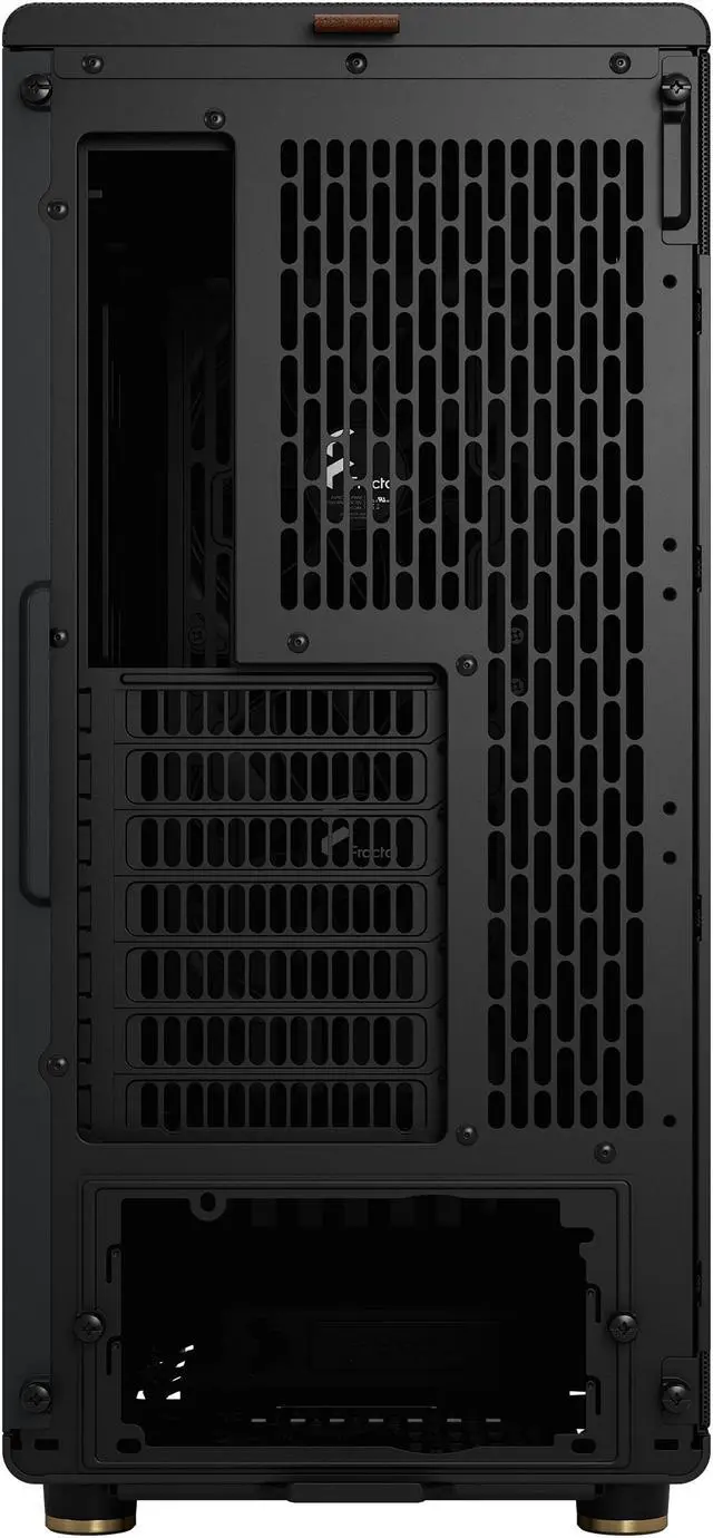 Alt view image 5 of 20 - Fractal Design North ATX mATX Mid Tower PC Case - Charcoal Black Chassis with Walnut Front and Mesh Side Panel