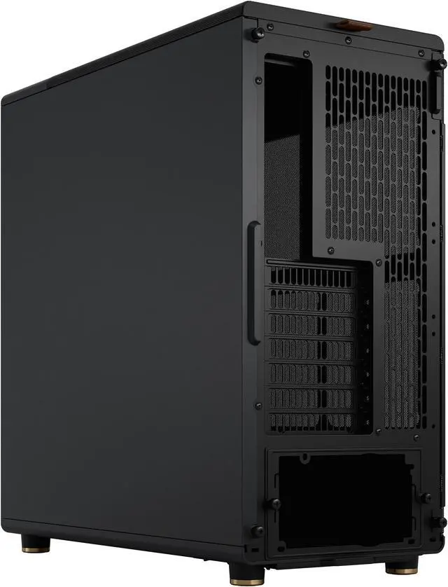 Alt view image 6 of 20 - Fractal Design North ATX mATX Mid Tower PC Case - Charcoal Black Chassis with Walnut Front and Mesh Side Panel
