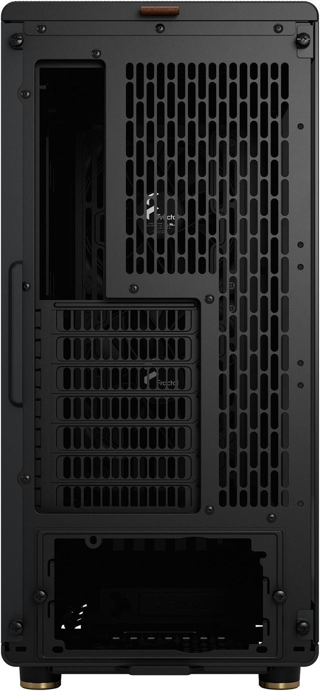 Alt view image 5 of 20 - Fractal Design North ATX mATX Mid Tower PC Case - North Charcoal Black with Walnut Front and Dark Tinted TG Side Panel