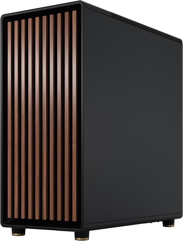Alt view image 8 of 20 - Fractal Design North ATX mATX Mid Tower PC Case - North Charcoal Black with Walnut Front and Dark Tinted TG Side Panel