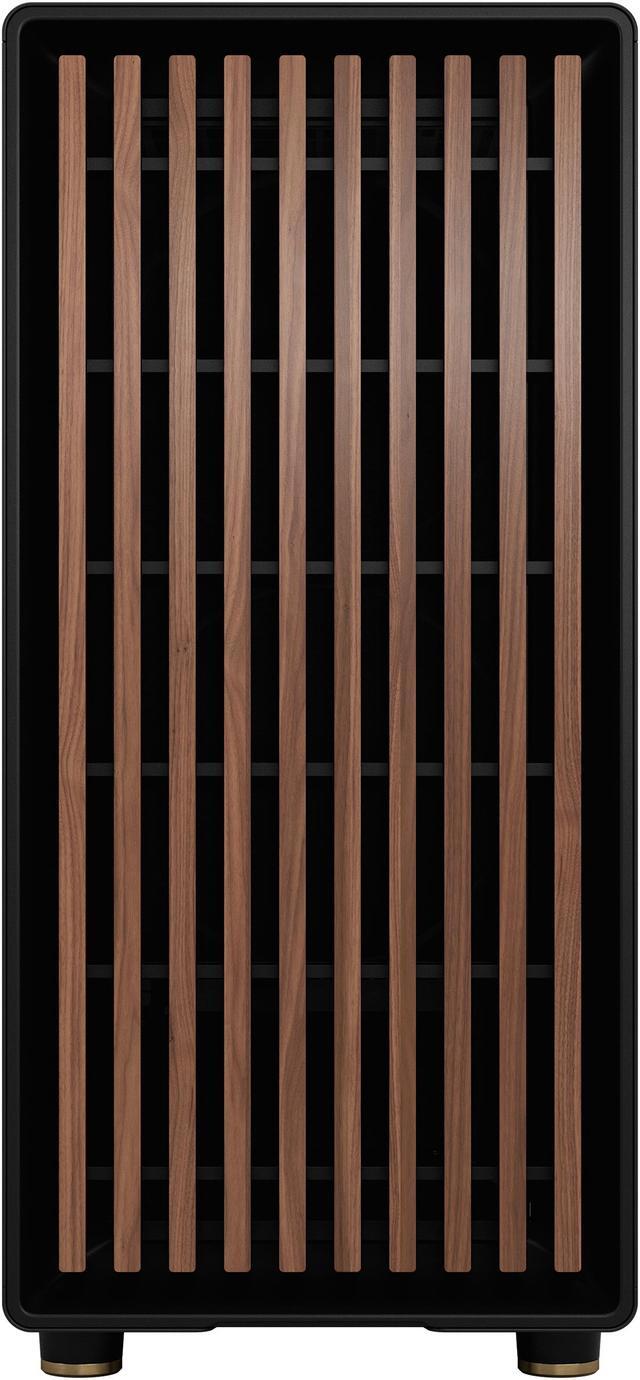 Alt view image 9 of 20 - Fractal Design North ATX mATX Mid Tower PC Case - North Charcoal Black with Walnut Front and Dark Tinted TG Side Panel