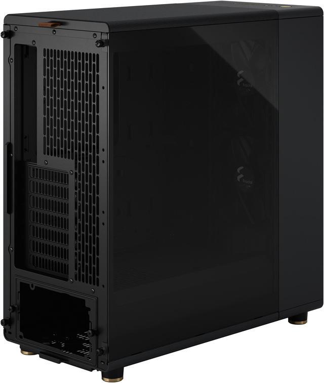 Alt view image 12 of 20 - Fractal Design North ATX mATX Mid Tower PC Case - North Charcoal Black with Walnut Front and Dark Tinted TG Side Panel