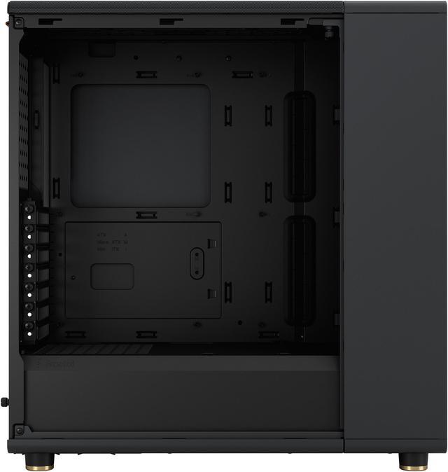 Alt view image 14 of 20 - Fractal Design North ATX mATX Mid Tower PC Case - North Charcoal Black with Walnut Front and Dark Tinted TG Side Panel