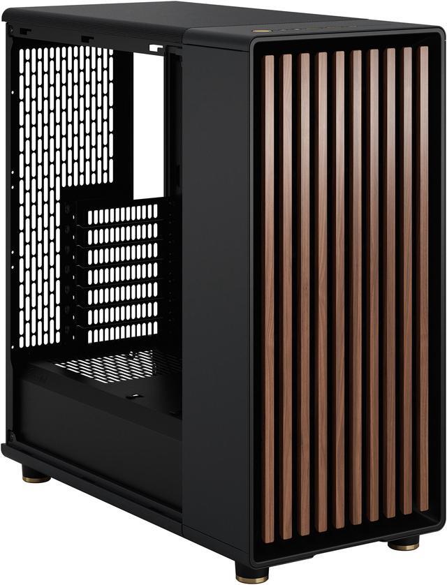 Alt view image 16 of 20 - Fractal Design North ATX mATX Mid Tower PC Case - North Charcoal Black with Walnut Front and Dark Tinted TG Side Panel