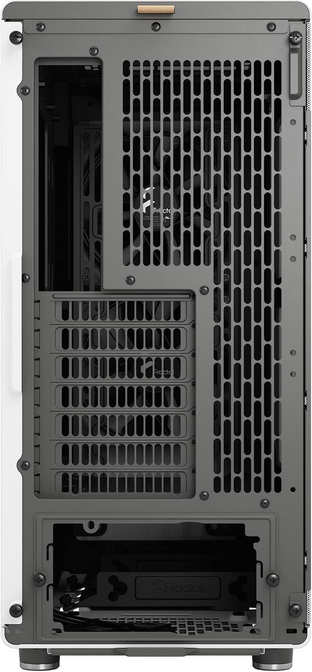 Alt view image 5 of 20 - Fractal Design North ATX mATX Mid Tower PC Case - Chalk White Chassis with Oak Front and Mesh Side Panel