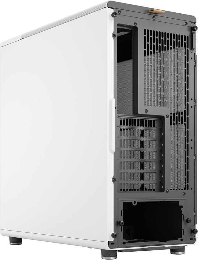 Alt view image 6 of 20 - Fractal Design North ATX mATX Mid Tower PC Case - Chalk White Chassis with Oak Front and Mesh Side Panel