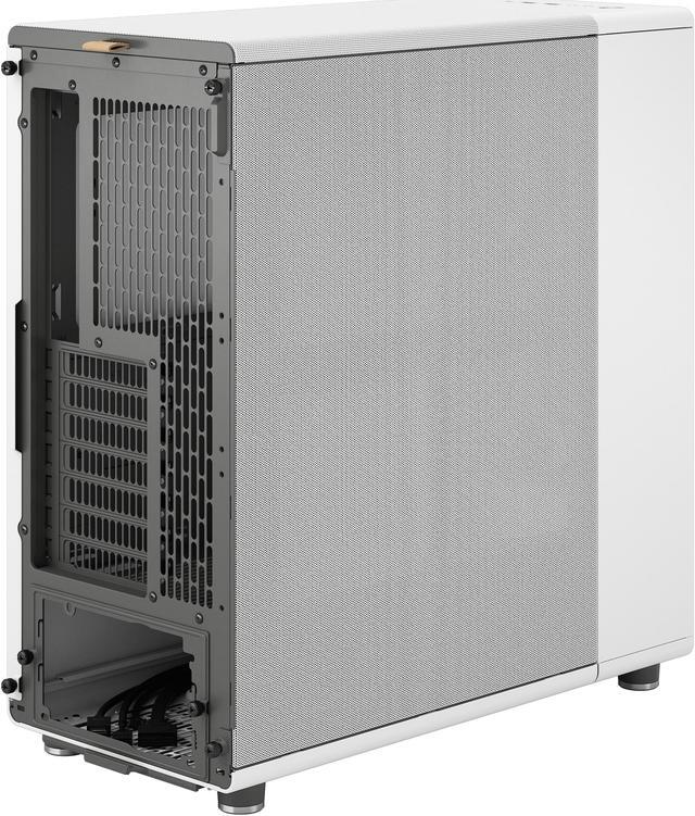 Alt view image 12 of 20 - Fractal Design North ATX mATX Mid Tower PC Case - Chalk White Chassis with Oak Front and Mesh Side Panel