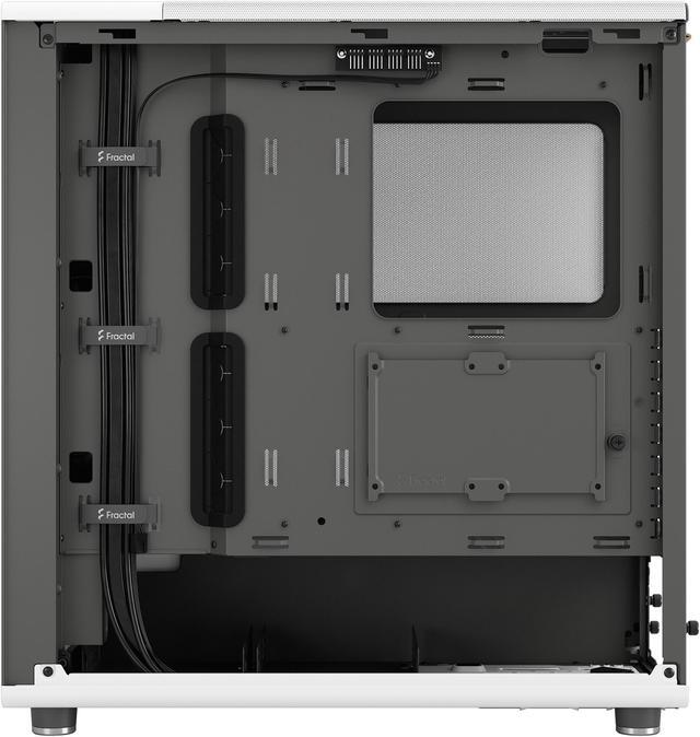 Alt view image 16 of 20 - Fractal Design North ATX mATX Mid Tower PC Case - Chalk White Chassis with Oak Front and Mesh Side Panel
