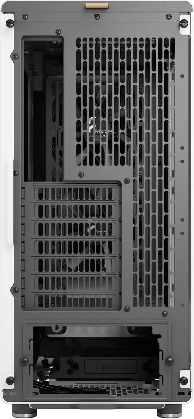 Alt view image 5 of 20 - Fractal Design North ATX mATX Mid Tower PC Case - North Chalk White with Oak Front and Clear TG Side Panel