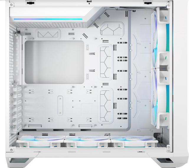 Alt view image 4 of 20 - Fractal Design Torrent RGB White E-ATX Tempered Glass Window High-Airflow Mid Tower Computer Case
