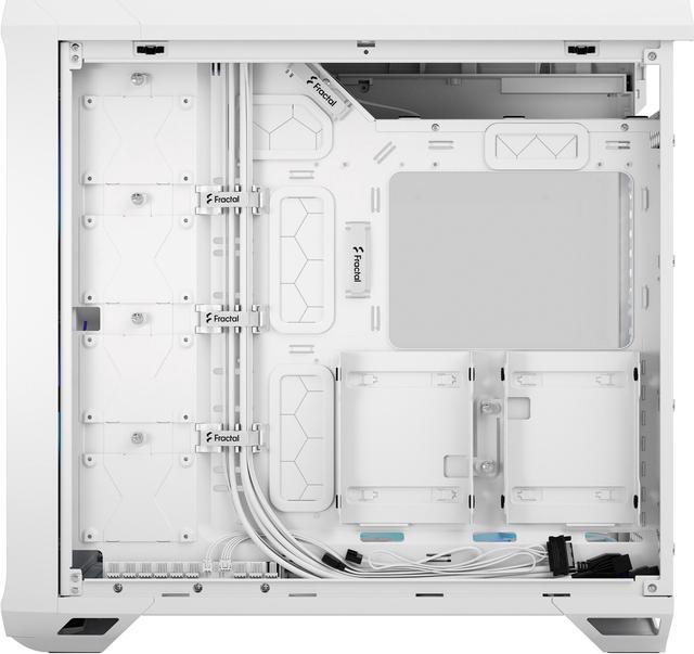 Alt view image 5 of 20 - Fractal Design Torrent RGB White E-ATX Tempered Glass Window High-Airflow Mid Tower Computer Case