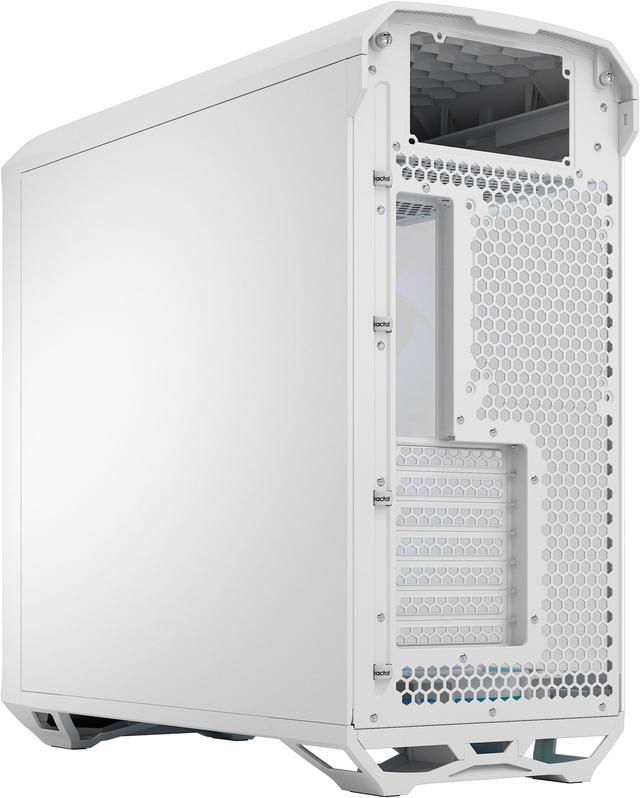 Alt view image 8 of 20 - Fractal Design Torrent RGB White E-ATX Tempered Glass Window High-Airflow Mid Tower Computer Case