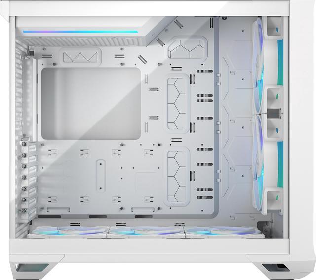 Alt view image 10 of 20 - Fractal Design Torrent RGB White E-ATX Tempered Glass Window High-Airflow Mid Tower Computer Case