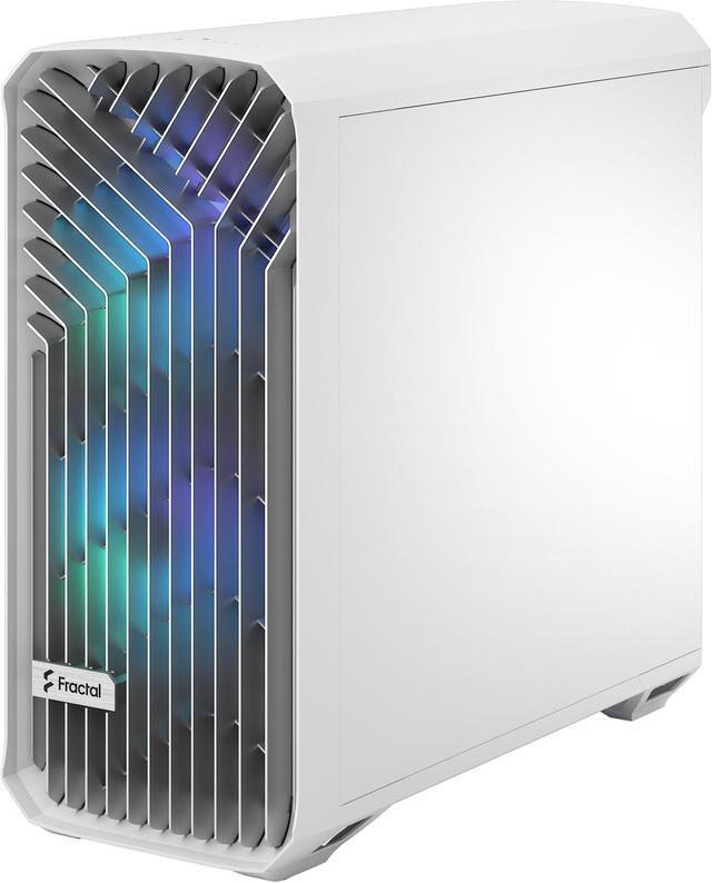 Alt view image 12 of 20 - Fractal Design Torrent RGB White E-ATX Tempered Glass Window High-Airflow Mid Tower Computer Case