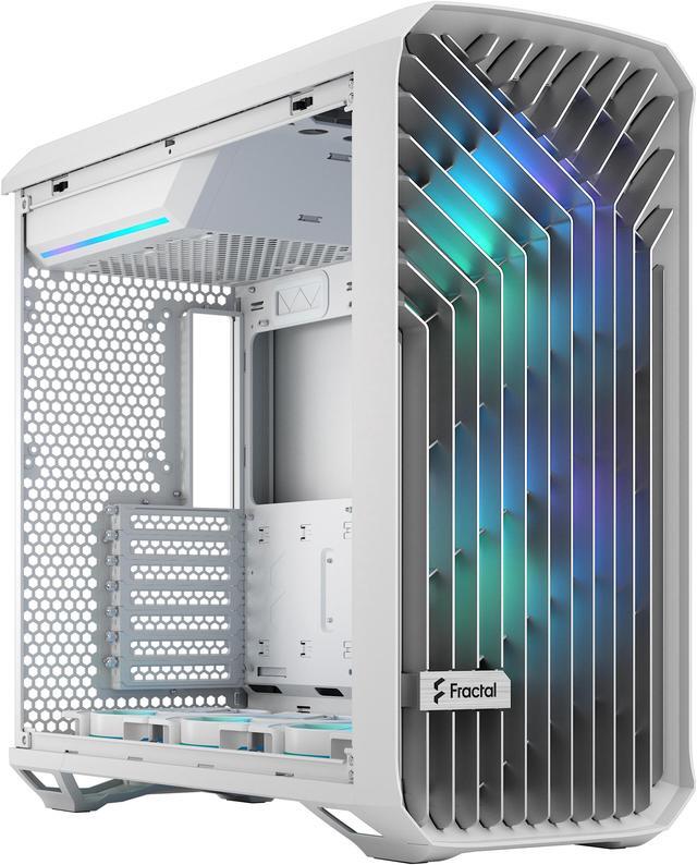 Alt view image 14 of 20 - Fractal Design Torrent RGB White E-ATX Tempered Glass Window High-Airflow Mid Tower Computer Case