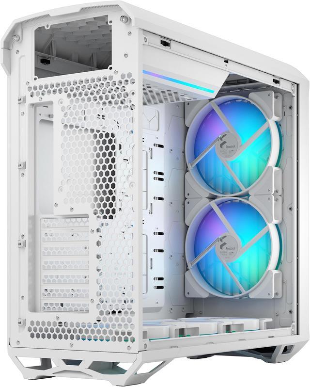 Alt view image 15 of 20 - Fractal Design Torrent RGB White E-ATX Tempered Glass Window High-Airflow Mid Tower Computer Case