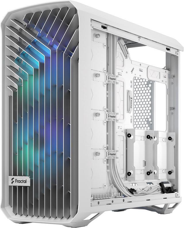 Alt view image 16 of 20 - Fractal Design Torrent RGB White E-ATX Tempered Glass Window High-Airflow Mid Tower Computer Case