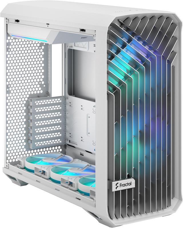 Alt view image 18 of 20 - Fractal Design Torrent RGB White E-ATX Tempered Glass Window High-Airflow Mid Tower Computer Case
