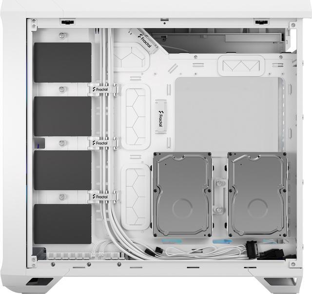 Alt view image 20 of 20 - Fractal Design Torrent RGB White E-ATX Tempered Glass Window High-Airflow Mid Tower Computer Case