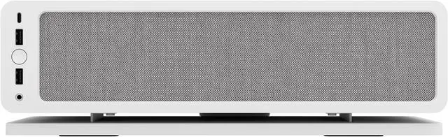 Alt view image 16 of 20 - Fractal Design Ridge White Mini-ITX Slim Small Form Factor Console PC Case with PCIe 4.0 Riser