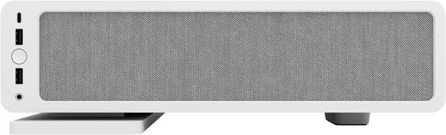 Alt view image 17 of 20 - Fractal Design Ridge White Mini-ITX Slim Small Form Factor Console PC Case with PCIe 4.0 Riser