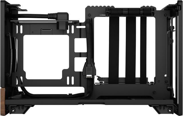 Alt view image 5 of 20 - Fractal Design Terra Graphite Mini-ITX Small Form Factor PC Case with PCIe 4.0 Riser