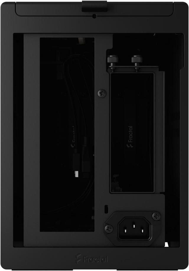 Alt view image 6 of 20 - Fractal Design Terra Graphite Mini-ITX Small Form Factor PC Case with PCIe 4.0 Riser