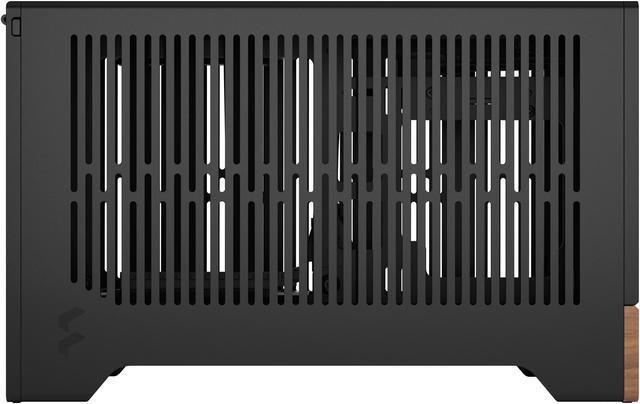 Alt view image 9 of 20 - Fractal Design Terra Graphite Mini-ITX Small Form Factor PC Case with PCIe 4.0 Riser
