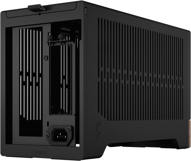 Alt view image 10 of 20 - Fractal Design Terra Graphite Mini-ITX Small Form Factor PC Case with PCIe 4.0 Riser