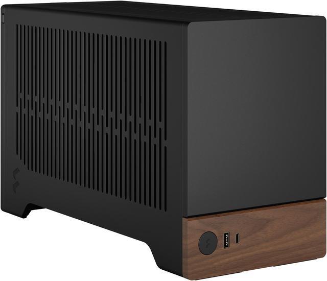 Alt view image 12 of 20 - Fractal Design Terra Graphite Mini-ITX Small Form Factor PC Case with PCIe 4.0 Riser