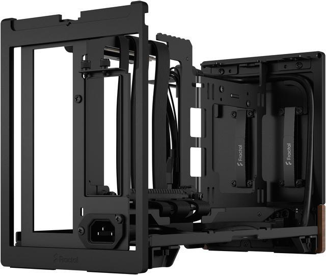 Alt view image 15 of 20 - Fractal Design Terra Graphite Mini-ITX Small Form Factor PC Case with PCIe 4.0 Riser