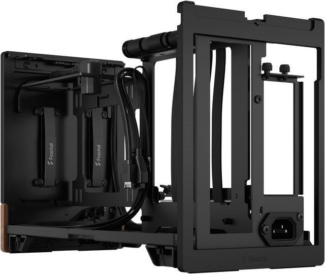 Alt view image 16 of 20 - Fractal Design Terra Graphite Mini-ITX Small Form Factor PC Case with PCIe 4.0 Riser